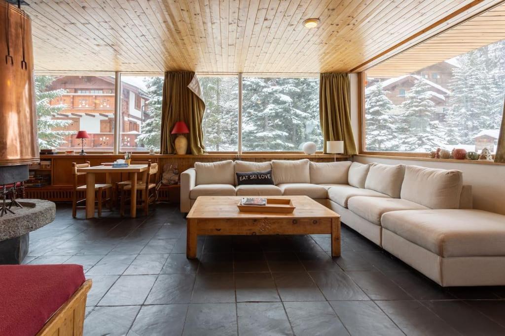 Chalet Robaumont - Grand Chalet Familial Proche Du Centre Et Des Pistes Courchevel Esterno foto