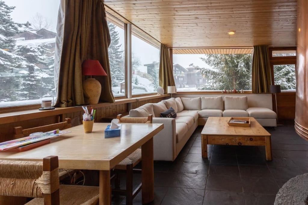 Chalet Robaumont - Grand Chalet Familial Proche Du Centre Et Des Pistes Courchevel Esterno foto